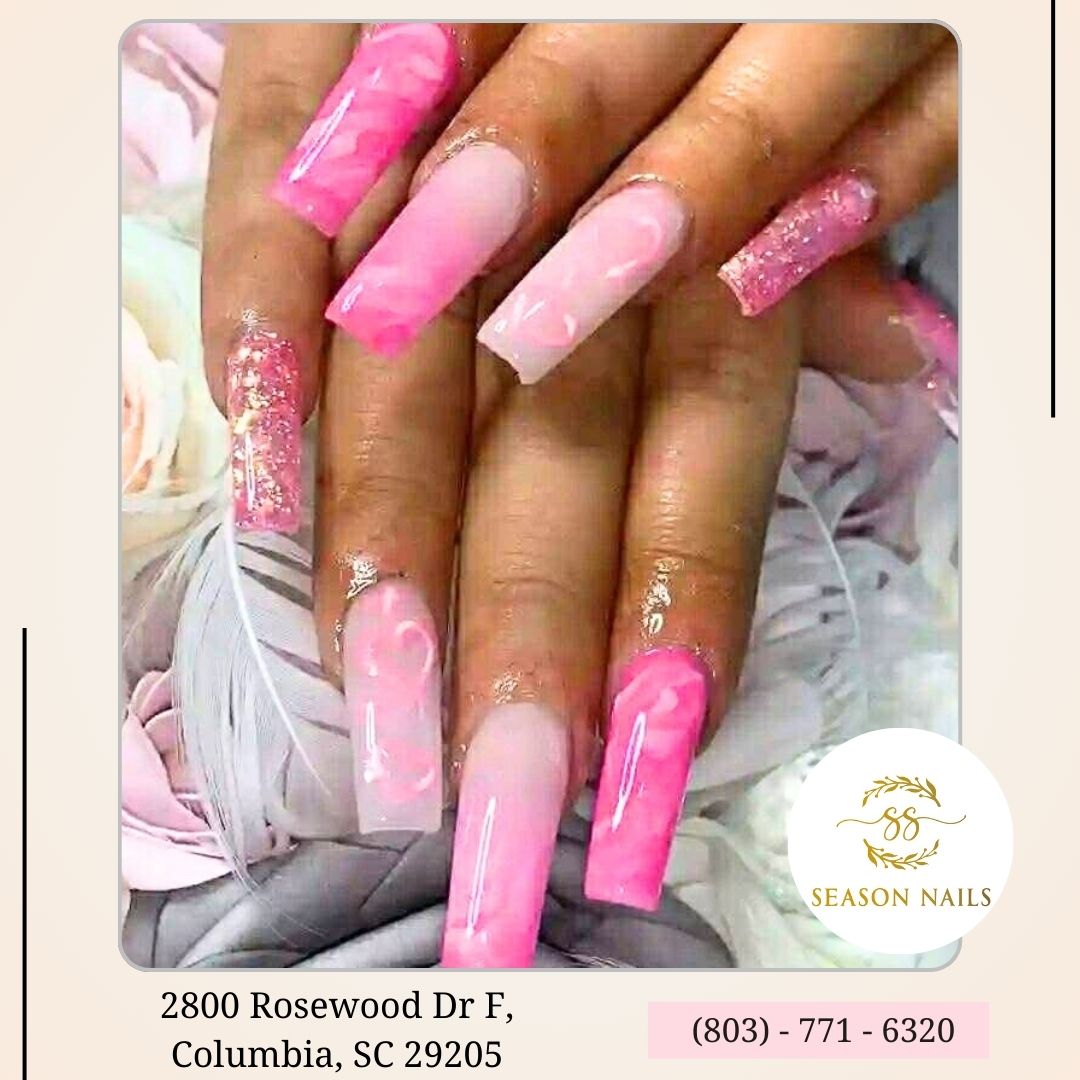 Season Nails Boutique nail work in Columbia, South Carolina